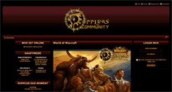 Desktop Screenshot of popplers-wow.de